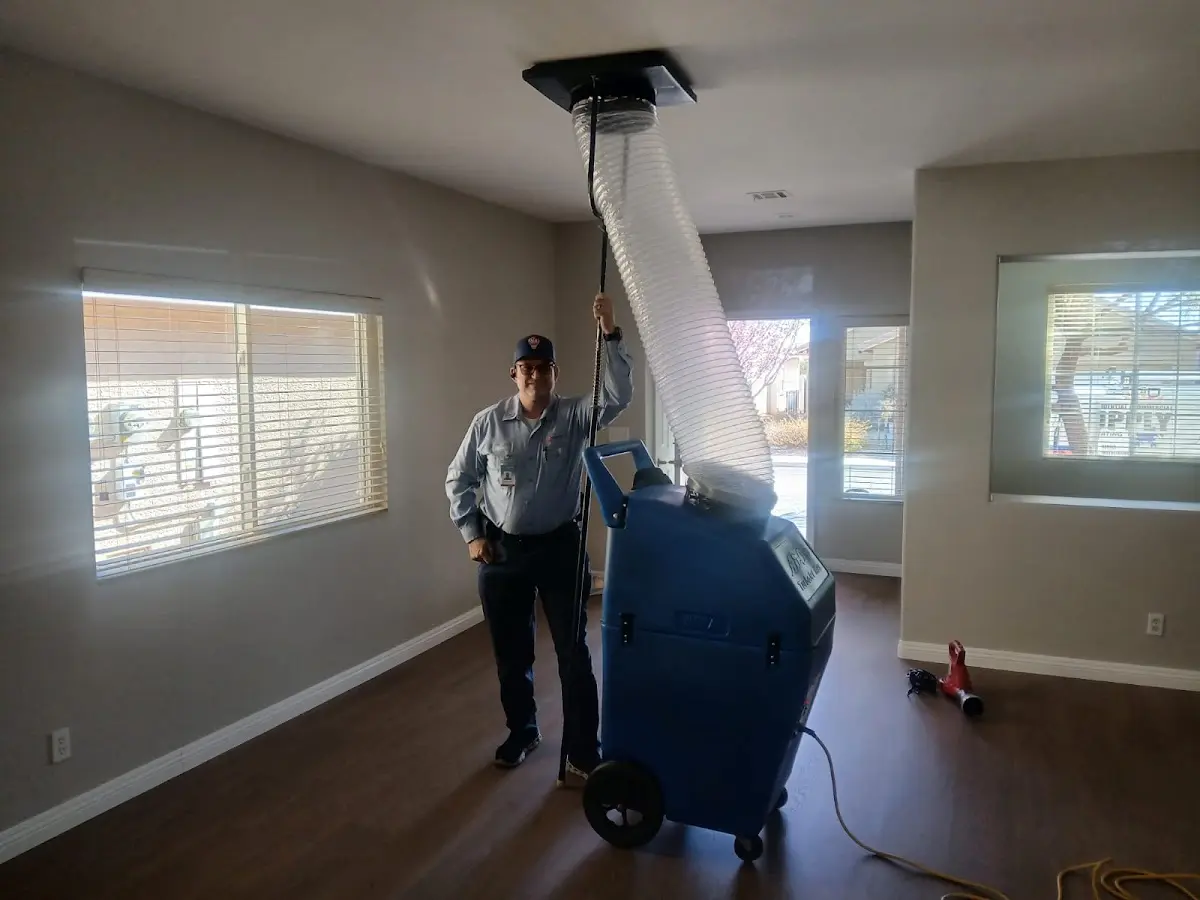 Professional Dryer Vent Cleaning work inside a Kapolei home